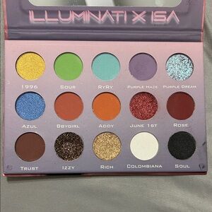 ILLUMINATI X ISA - glam palette designed by Isabel Bedoya